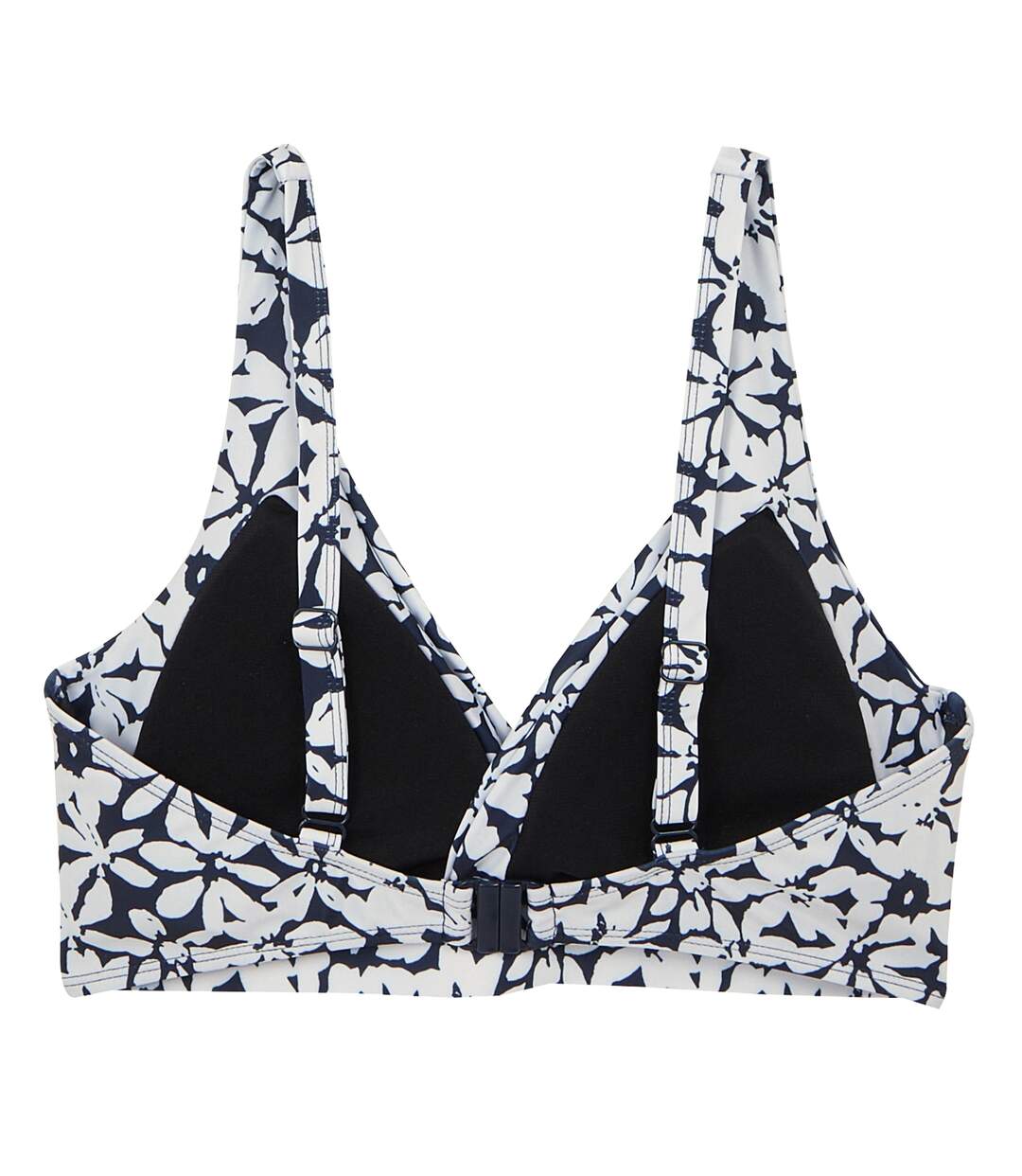 Haut De Maillot De Bain Paloma Femme Bleu Marine Blanc Regatta-3