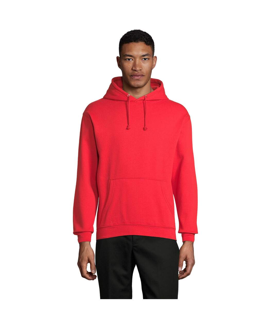 Sweat À Capuche Condor Adulte Rouge Vif SOLS-1