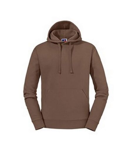 Sweat à capuche authentic homme café Russell