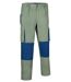Pantalon de travail multipoches - Homme - DARKO - beige sable et bleu acier