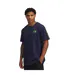 T-shirt Motif/style Icône Homme Bleu Marine Vert Vif Under Armour-1
