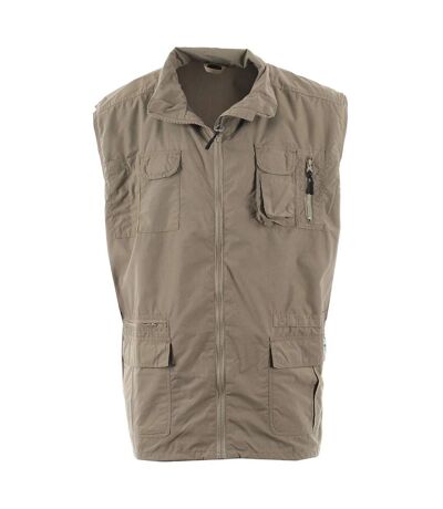 Gilet d555 enzo homme marron clair Duke