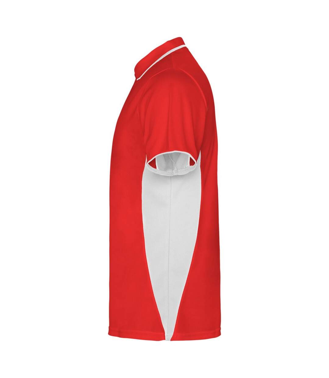 Polo Montmelo Adulte Rouge Blanc Roly-3