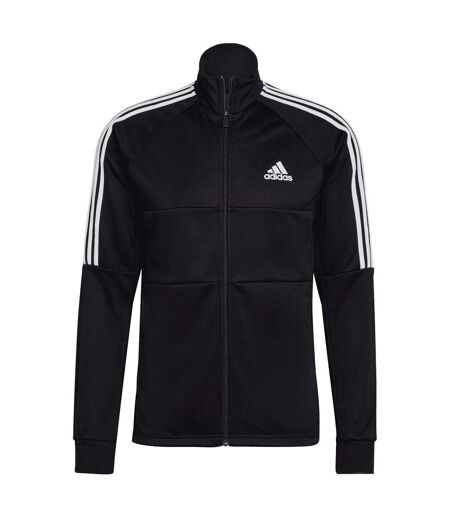 Mens Sereno 3 Stripes Aeroready Track Jacket Black Adidas