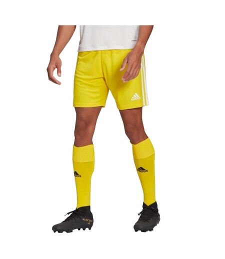 Short Squadra Homme Jaune Blanc Adidas