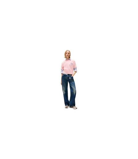 T-shirt Motif/style Imprimé Graphique Femme Rose Tommy Jeans