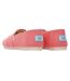 Womens/ladies alpargata espadrilles shell pink Toms