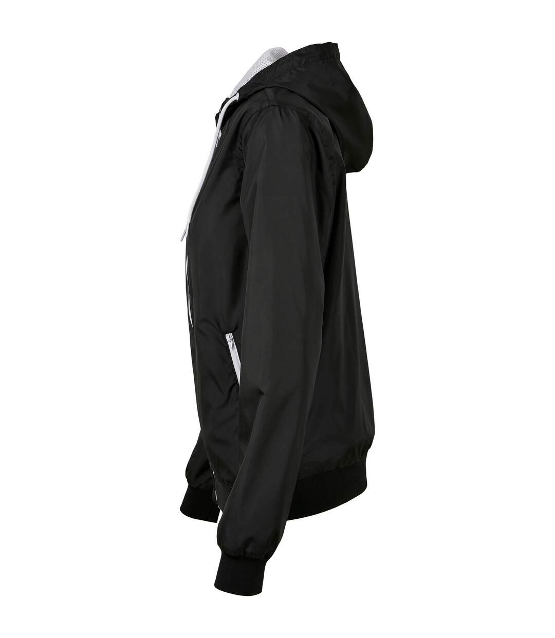 Veste Coupe-vent Femme Noir Blanc Build Your Brand-4