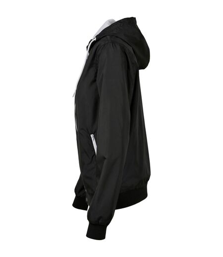 Veste Coupe-vent Femme Noir Blanc Build Your Brand