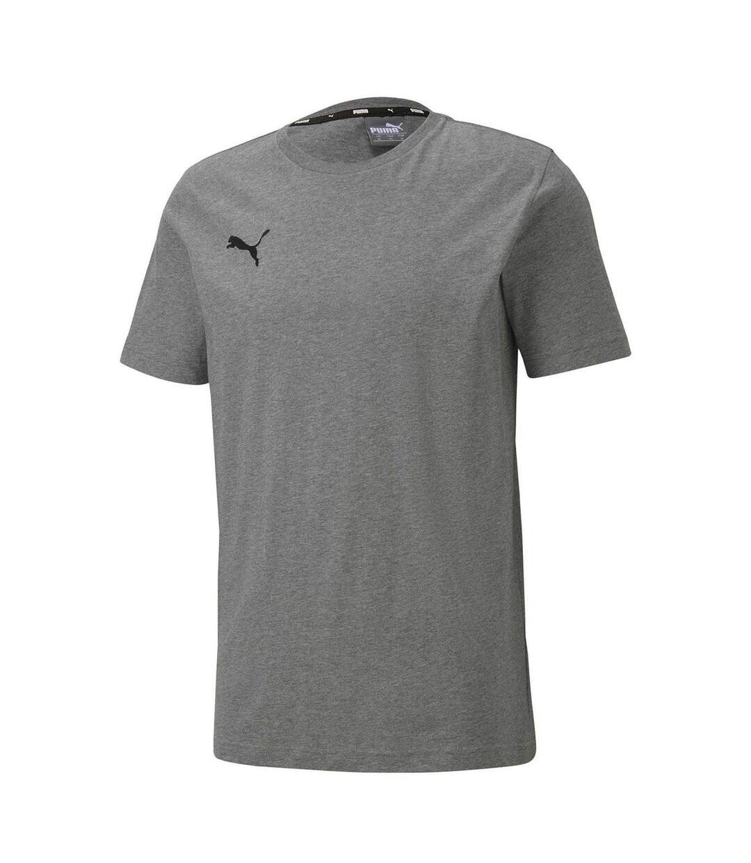 Mens Teamgoal 23 Casuals Cotton T-shirt Grey Puma-2