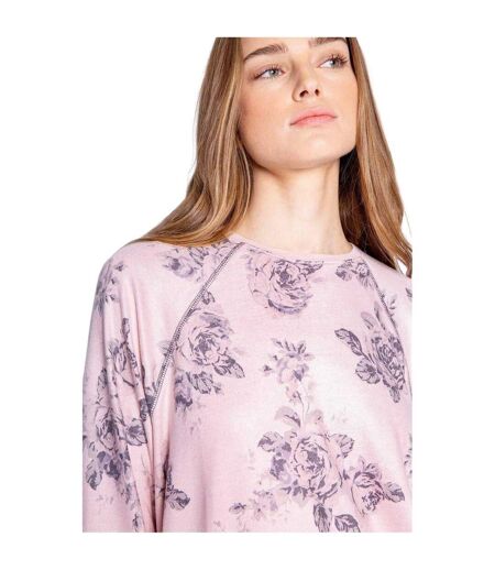 Haut Motif/style Floral Femme Rose PJ Salvage