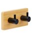 Patère Adhésive en Bambou Stiky+ 9cm Naturel-1