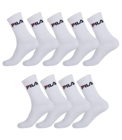 Lot de 9 Paires de Tennis Fila Blanc 43/46