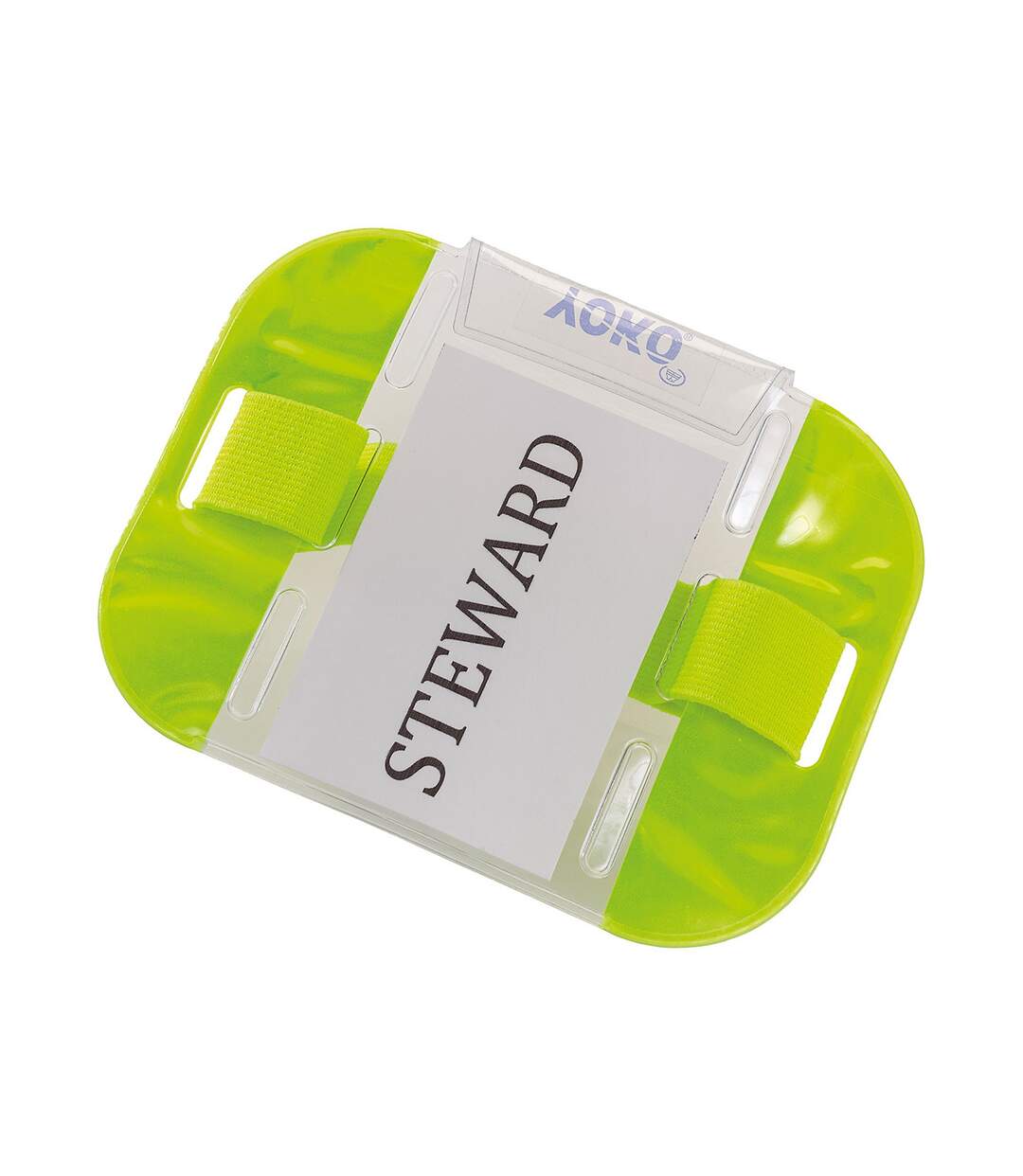 Brassard d´identification taille unique jaune fluo Yoko