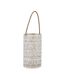 Lot de 2 Lanternes Déco Ajouré 39cm Blanc-3