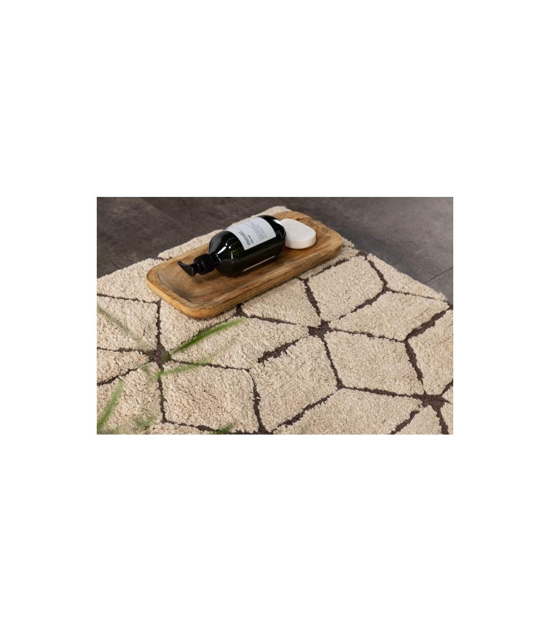 Tapis de Salle de Bain Petrus 60x90cm Marron-5
