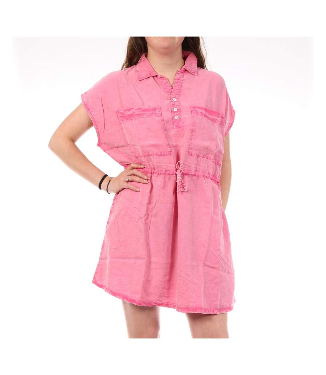 Robe rose femme kaporal miami-1