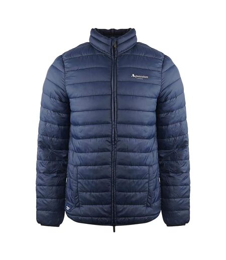 Doudoune Matelassée Motif/style Logo Homme Bleu Marine Aquascutum