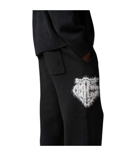 Pantalon De Jogging Décontracté Homme Noir Couture