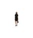 Robe Droite Manches Courtes Daleah Femme Noir Boss-1