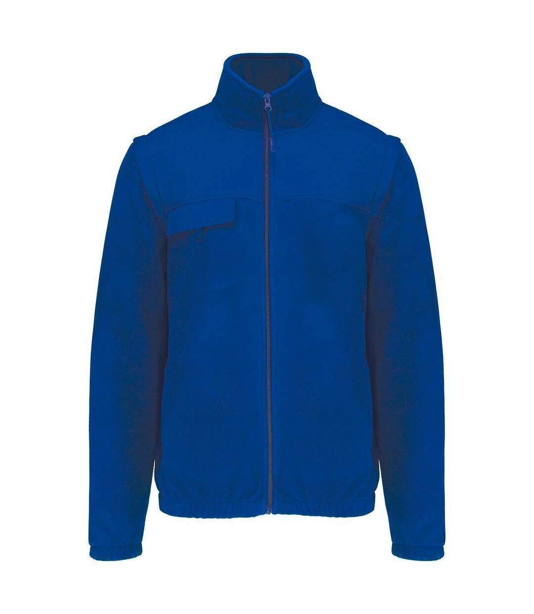 Veste polaire manches amovibles - WK9105 - bleu roi