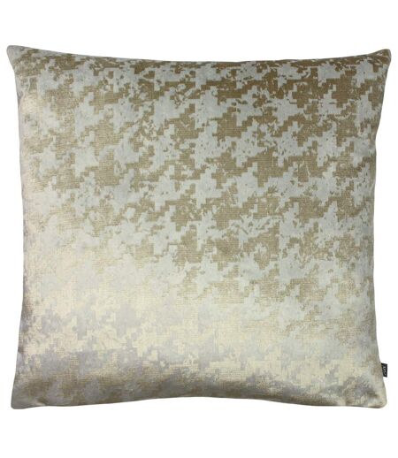 Nevado jacquard velvet cushion cover 50cm x 50cm sand/mocha brown Ashley Wilde
