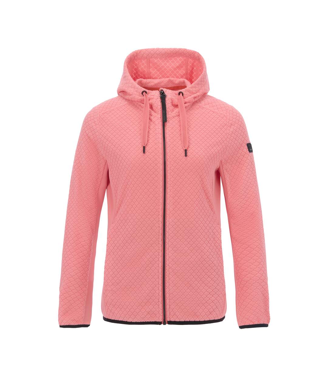 Womens/ladies Ellula Full Zip Fleece Jacket Peach Pink Regatta-2