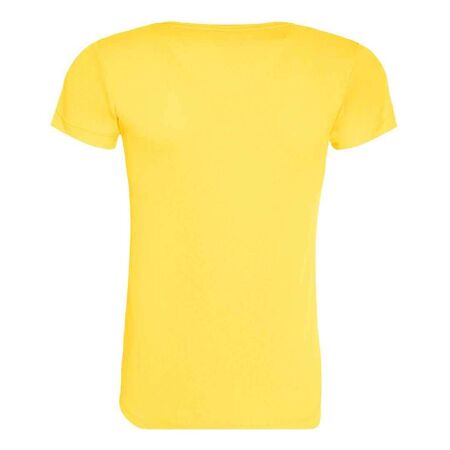 T-shirt cool femme jaune Awdis