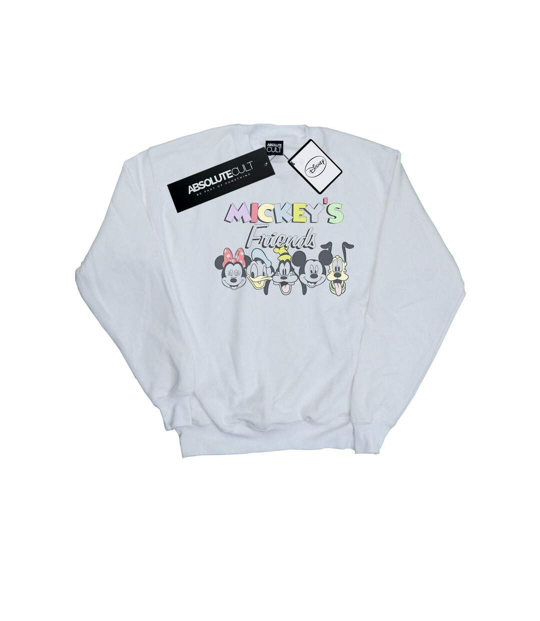 Disney Sweatshirt Mickey Mouse Friends Faded Nostalgia - Femmes/Dames (Blanc) - UTBI27977-1