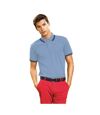 Asquith & Fox Mens Classic Fit Tipped Polo Shirt (Cornflower/ Navy)
