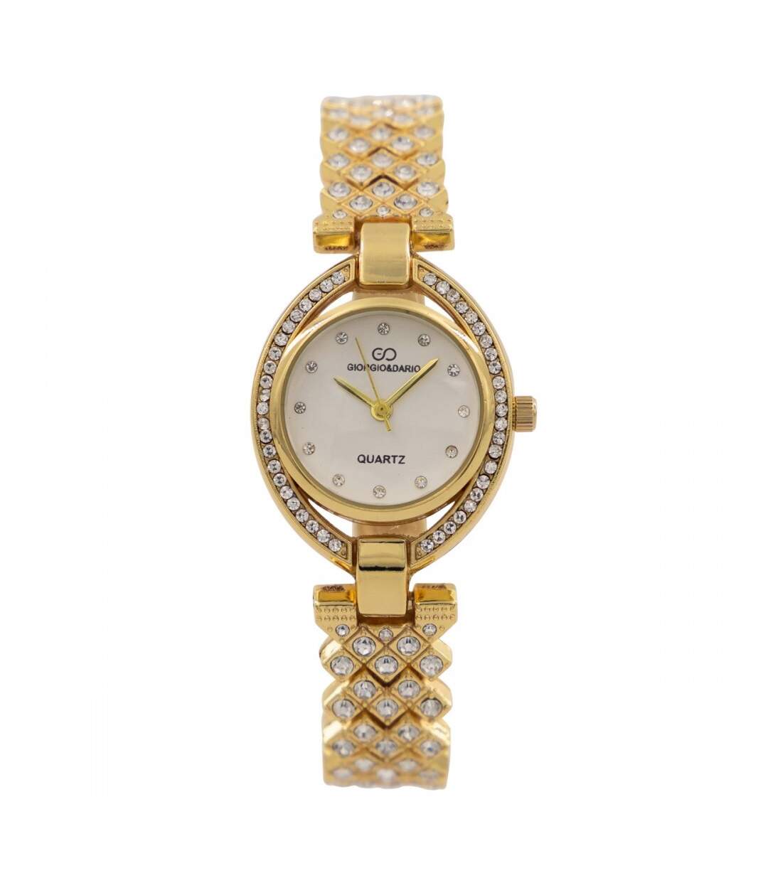 Montre Femme Métal Doré Strass GIORGIO-1