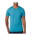 Canvas triblend crew neck t-shirt / mens short sleeve t-shirt aqua Bella + Canvas-1