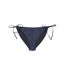 Bas de maillot de bain poolside femme bleu marine Animal