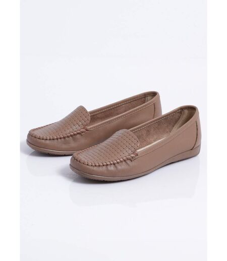 Mocassins souples largeur confort cuir