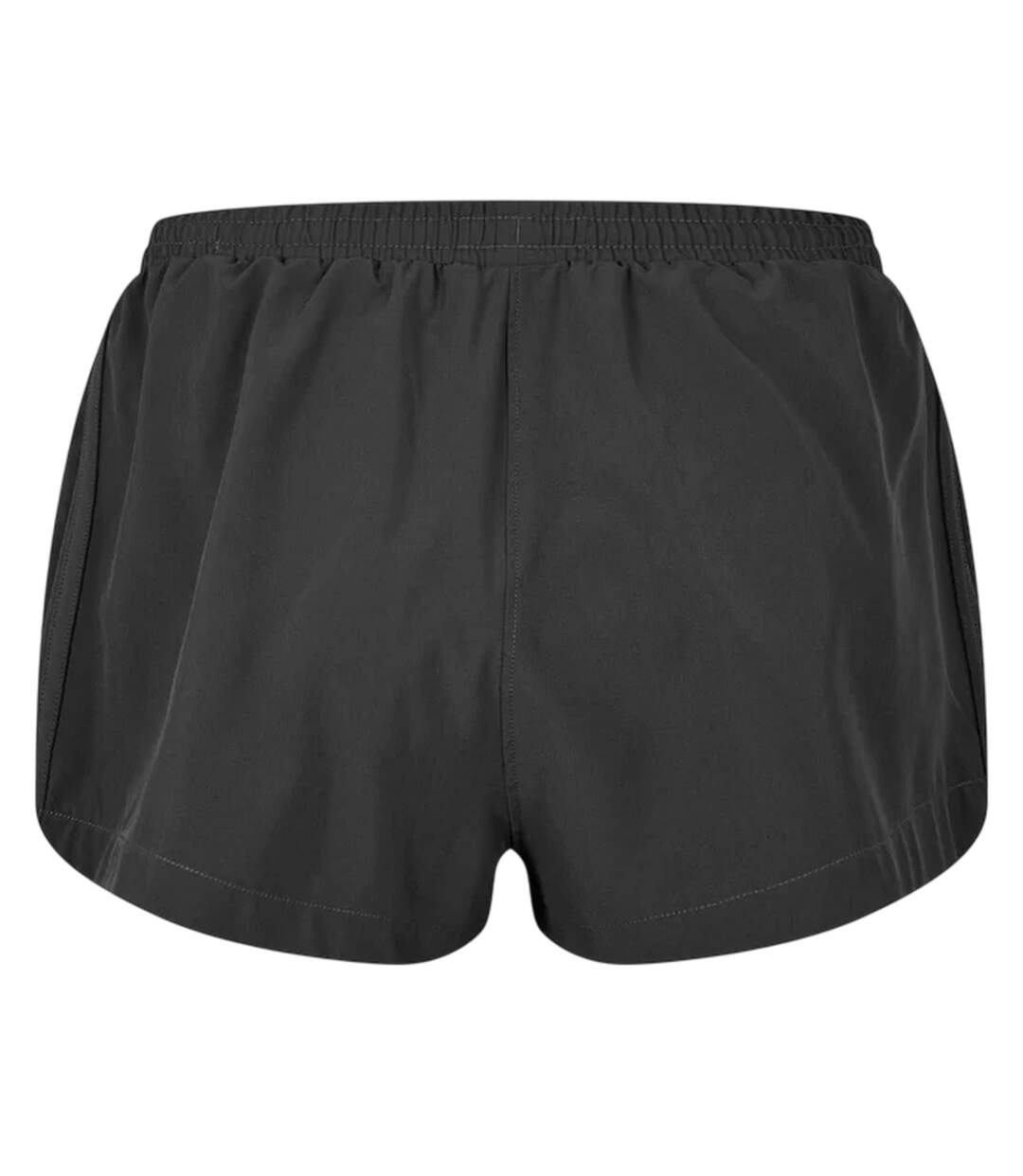 Womens/ladies Tapered Running Shorts Charcoal USA Pro-2