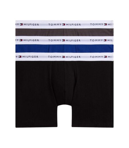 x3 boxer noir/gris/bleu homme tommy hilfiger um0um02941