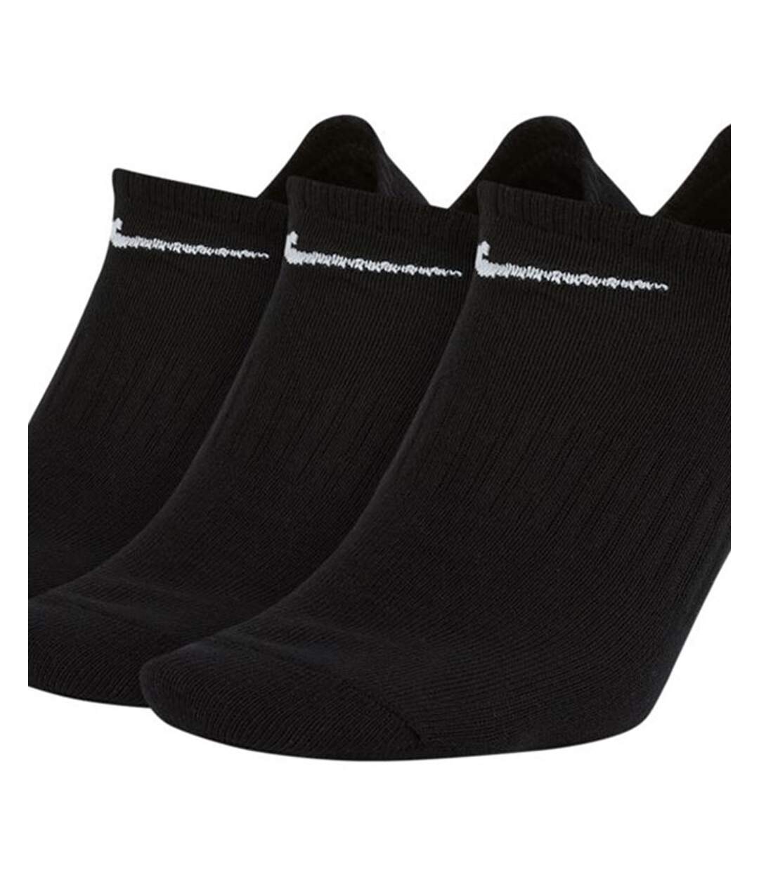 Lot De 3  Socquettes Discrètes Everyday Adulte Noir Nike-3