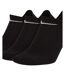 Lot De 3  Socquettes Discrètes Everyday Adulte Noir Nike-3
