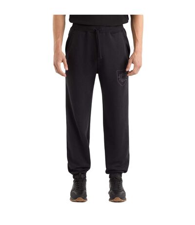 Mens crest jogging bottoms black Umbro