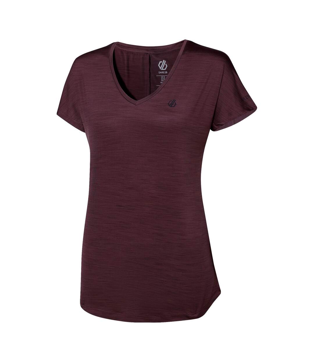 T-shirt Sport Vigilant Femme Lilas Foncé Dare 2B-4