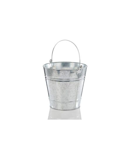Leecroft galvanised bucket 13'' 14l one size one colour Universal Textiles