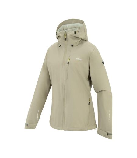 Womens/ladies Oklarna Waterproof Jacket Parchment Regatta