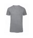 T-shirt Homme Gris Clair Chiné Chiné B&C-1