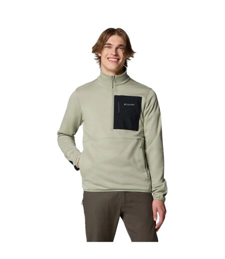 Mens Hike Funnel Neck Sweatshirt Safari Columbia