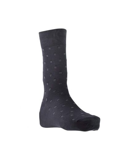LANDSFORD Chaussettes Homme Fil d'Ecosse PETITSTRAITS Anthracite