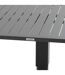 Table de jardin relevable carrée en aluminium SALIMIA - Graphite-5