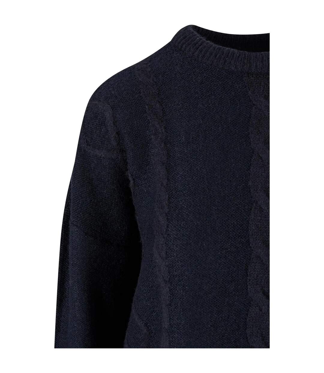 Pull Motif/style Maille Torsadée Femme Noir Urban Classics-3