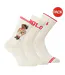Pack Of 3  Womens/ladies Polo Bear Crew Socks  Multicoloured Ralph Lauren-1