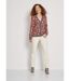 Gilet court boutonné jacquard léopard-4