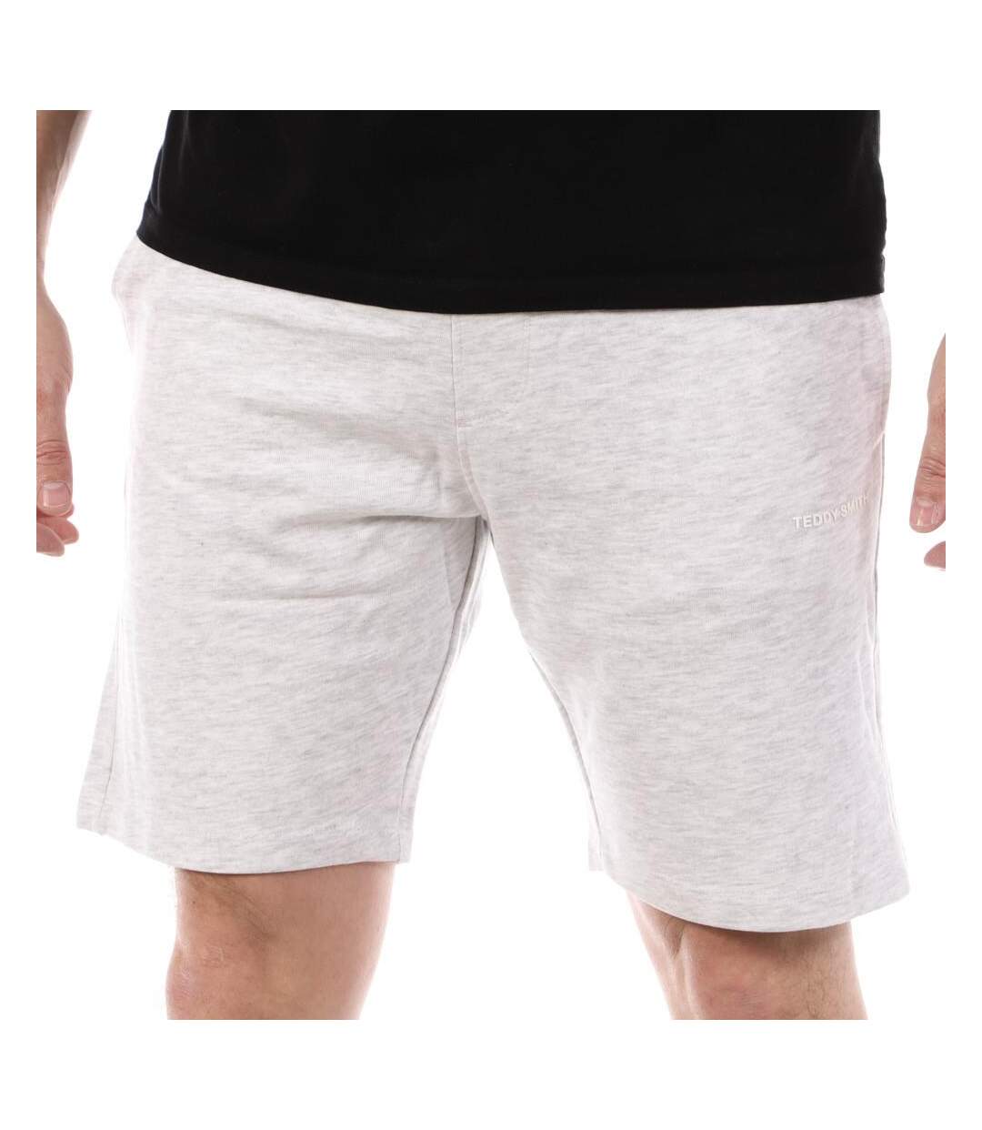 Short Blanc Chiné Homme Teddy Smith Narky - 3XL-1